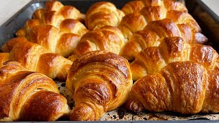 CROISSANTS FATTI IN CASA 🥐I CORNETTI SFOGLIATI UNA RICETTA SEMPLICE 👌 [upl. by Ynes]