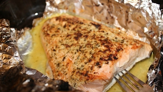 BEST SALMON EVER  Parmesan Herb amp Garlic Salmon [upl. by Ziladnerb]