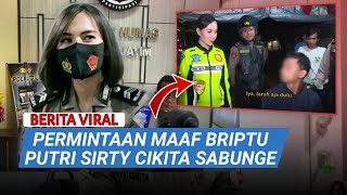 TIDAK TAHAN DIHUJAT‼ Briptu Putri Cikita Minta Maaf  berita Viral [upl. by Annaillil]