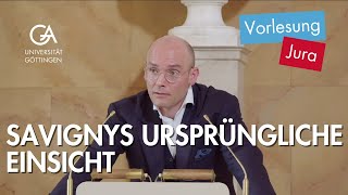 Florian Meinel Savignys ursprüngliche Einsicht [upl. by Sylvie991]