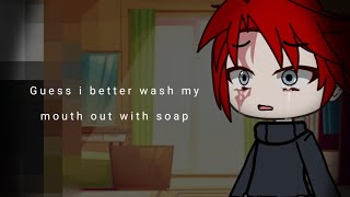 Guess i better wash my mouth out wish soap  BNHA  Todoroki Angst  Gacha Club [upl. by Kawai666]