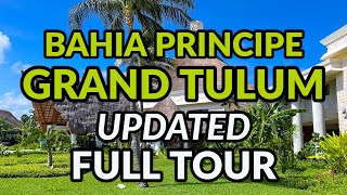 🌴🌴 BAHIA PRINCIPE GRAND TULUM UPDATED FULL TOUR [upl. by Atekihs]