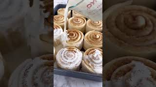 TikTok Cinnamon Rolls Homemade with Heavy Cream  Recipe link in comments [upl. by Asserak654]