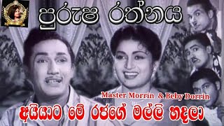 Aiyata Me Rajage අයියාට මේ රජගේ මල්ලි හදාලා Master Morrin amp Beby Dorrin Music By Ekanayaka [upl. by Yarehs630]