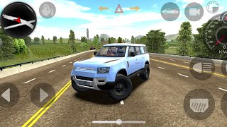 LAND ROVER DEFENDER DRIVING AND DRIFFTING  GAMEPLAY  INDIAN CAR SIMULATOR GAMING CHANNEL BY SNOBI [upl. by Aihsercal91]