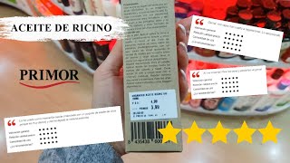 ACEITE DE RICINO de Primor  PROPIEDADES USOS Y BENEFICIOS [upl. by Draper]