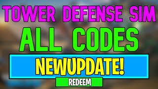 New Tower Defense Simulator Codes  Roblox Tower Defense Simulator Codes June 2024 [upl. by Annavoig]