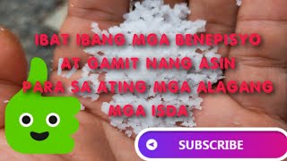 Mga benepisyo at gamit nang Asin para sa ating mga alagang isdaRevealed Table salt vs Epsom salt [upl. by Ydoow]