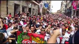 Corteo Cultural Leonesa vs FC Barcelona B  ASCENSO A 2ª 28052017 [upl. by Pelmas]