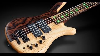 Warwick Custom Shop Masterbuilt  Corvette  5String 38quot Macassar EbonySpalted Maple 163186 [upl. by Calie245]