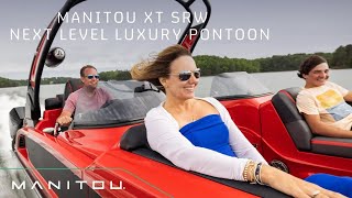 Manitou XT Split Rear Windshield Next level luxury pontoon [upl. by Rhianna]