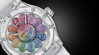 HUBLOT  CLASSIC FUSION TAKASHI MURAKAMI SAPPHIRE RAINBOW [upl. by Namref]