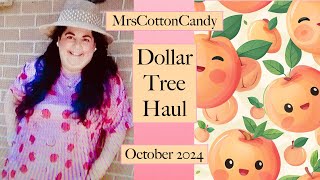 Another Peachy Dollar Tree Haul Canada With NEW FINDS  October 2024 MrsCottonCandy DarlingLife [upl. by Rosenkranz256]