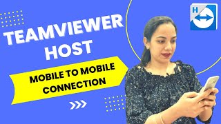 Teamviewer Host Mobile to Mobile Connection  Android to Iphone Connection  Remote Mobile App [upl. by Allista]
