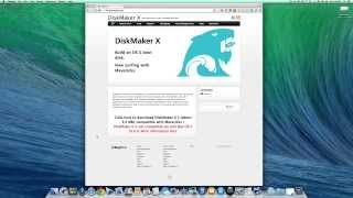 DiskMaker  Build an OS X boot disk [upl. by Auot]