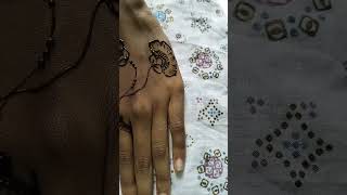 Simple mehandi design 🫶🏻✨🔥 mehndi mehandiartis learnmehandi mehandidisigns mehanditatoo shorts [upl. by Lady]