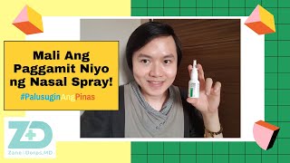 SIPONBARADONG ILONG Pedia Discusses Tamang Paggamit ng Nasal Spray [upl. by Heyra]