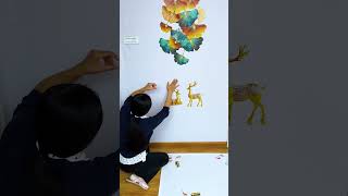 Selfadhesive mural Wall stickers Beautiful and highend interiordesign interior [upl. by Eissirc]