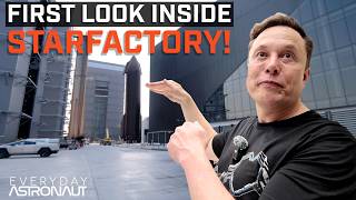 First Look Inside SpaceXs Starfactory w Elon Musk [upl. by Lita]