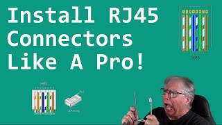 Install RJ45 Connectors Like A Pro [upl. by Anelahs414]