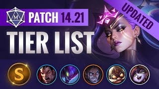 UPDATED TIER LIST for Patch 1421 Split 3  League of Legends [upl. by Huntingdon]