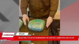 Incautan 2 kilos de marihuana en control carretero en Chiloé [upl. by Fishback]