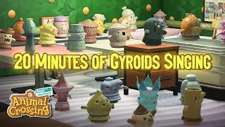 20 Minutes of Gyroids Singing  Study Music for Exams All 36 including Brewstoid Animal Crossing [upl. by Sirod]