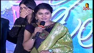 Actress Saranya Pradeep Speech at Crazy Crazy Feeling Movie Audio Launch  Viswant Falaq [upl. by Cowey]