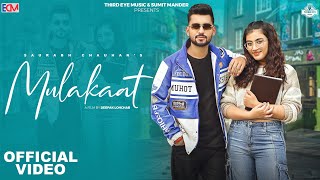 Mulakaat Official Video  Saurabh Chauhan  Jennie Khurana  New Haryanavi Songs Haryanvi 2024 [upl. by Eceryt]