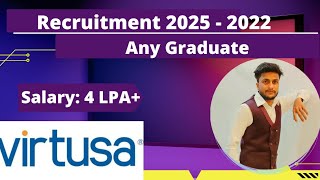 Virtusa Mass Hiring For 2025 2024 2023 2022 Batch  Virtusa Recruitment 2023  Virtusa Off Campus [upl. by Rehportsirhc]