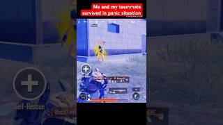 I survived in panic situation pubgmobile bgmishorts pubg youtubeshorts bgmi shorts [upl. by Marden]