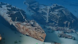 ⚓ SHIPWRECKS Depth Comparison ⚓ 3D [upl. by Sacks]