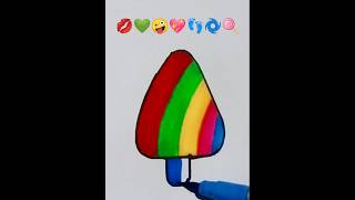 Satisfying Creative art💋💚🤪💖👣🌀🍭shorts art short viralvideo viralshorts video trending [upl. by Beverly]