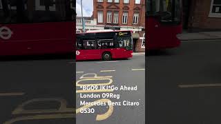 BG09 JKJGo Ahead London 09Reg Mercedes Benz Citaro 0530 [upl. by Oina994]