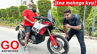 Pahad Pe Chad Jayegi Kya  First in India Ducati Rally Desertx Adventure Offroad Bike  हिंदी Video [upl. by Ludmilla]