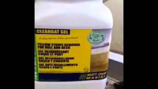 How to Boat Gel coat Yellow Stain Remover [upl. by Llabmik273]