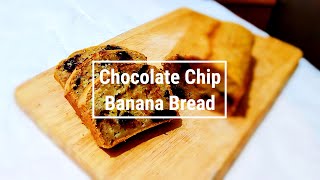 巧克力香蕉蛋糕 超濃厚濕潤做法｜How to make Chocolate Chip Banana Bread [upl. by Eiramana]