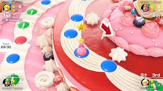 Mario Party Superstars 206 Peachs Birthday Cake Peach vs Rosalina vs Mario vs Luigi [upl. by Lyndsie]