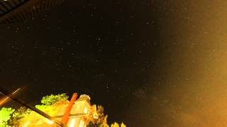 Gopro Hero 4 Black Astrophotography  Milky Way  Corinthian Yacht Club [upl. by Vogeley]