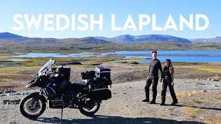 Swedish LAPLAND  Our Motorcycle Adventure Seeing REINDEERS [upl. by Posner]