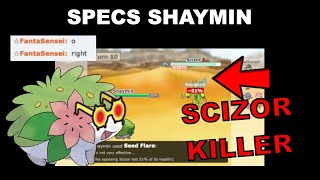 SPECS SHAYMIN EATS SCIZORS [upl. by Ayekehs]