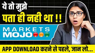 क्या Marketsmojo App का Use करने से फ़ायदा होगा  Full Review [upl. by Morril]