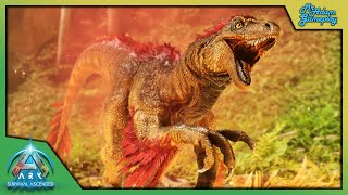 Alpha Raptor Fight  ARK The Island Ascended Ep3 [upl. by Anal]