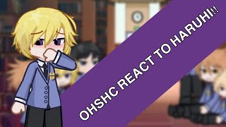 OHSHC REACT TO HARUHI  pt 1 READ DESC [upl. by Irabaj]