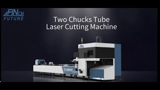 FT6024S Two Chucks LASER TUBE LASER CUTTING MACHINE [upl. by Kaslik905]