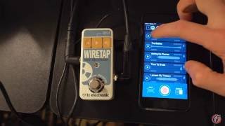 TC Electronic  Wiretap Riff Recorder Demo [upl. by Nyltac]