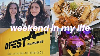 WEEKEND IN MY LIFE ✨ D’FESTA LA RPD DISNEYLAND MERCH KNOTT’S BERRY FARM amp HampM UNBOXING HAUL [upl. by Anad]