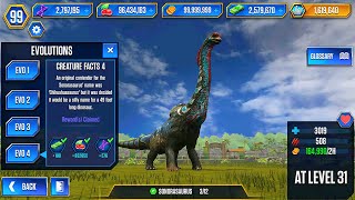 SONORASAURUS UNLOCKED TO BATTLE SONORASAURUS  JURASSIC WORLD THE GAME [upl. by Nivrae257]