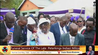 FUNERAL SERVICE OF THE LATE PETERKINGS INDIAZI MILIZA [upl. by Franek]