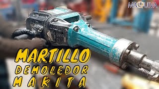 MARTILLO DEMOLEDOR MAKITA  DAÑO EN PORTACARBONES [upl. by Lauritz]